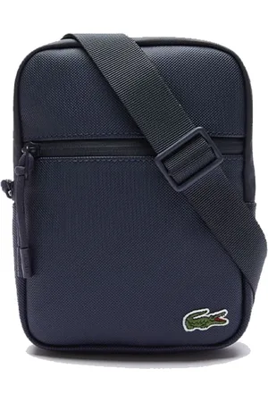 Lacoste Taske, Herre, Blå, ONE SIZE, Uld, Børns Canvas Skuldertaske med Lynlås