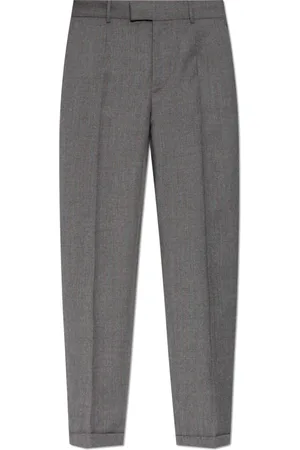 Dolce & Gabbana Bukser, Herre, Grå, L, Uld, Uldbukser