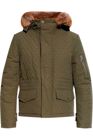 Burberry Jakke, Dame, Grøn, XS, Bomuld, Jakke med aftagelig krave