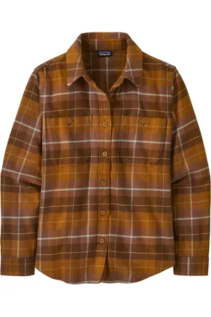 Patagonia Bluser & Skjorter, Dame, Brun, M, Bomuld, Fjord Flannel Skjorte