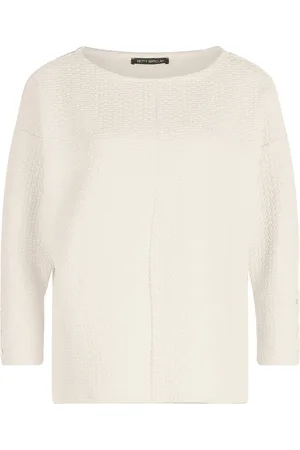 Betty Barclay Sweathshirts & Hoodies, Dame, , 4XL, Uld, Afslappet Oversized Sweatshirt med 3/4 Ærmer