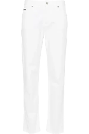 Dolce & Gabbana Jeans, Dame, Hvid, XS, Denim, Denim Mode Jeans