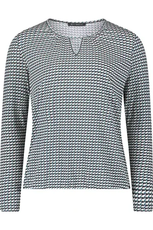 Betty Barclay Bluser & Skjorter, Dame, Flerfarvet, S, Uld, Grafisk Print Mode Skjorte