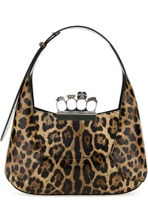 Alexander McQueen Taske, Dame, Flerfarvet, ONE SIZE, Uld, Jewelled Hobo Skuldertaske