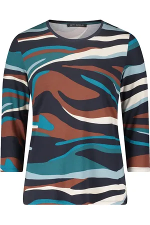 Betty Barclay Top, Dame, Flerfarvet, M, Uld, Dyremønster Basis T-shirt