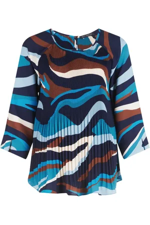 Betty Barclay Bluser & Skjorter, Dame, Flerfarvet, M, Polyester, Plisseret Bluse