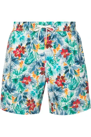 HARTFORD Badetøj, Herre, Flerfarvet, XL, Uld, Blomsterprint Badeshorts