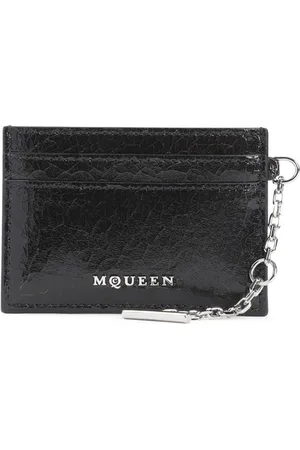 Alexander McQueen Tilbehør, Herre, Sort, ONE SIZE, Læder, Sorte Punge Aw24