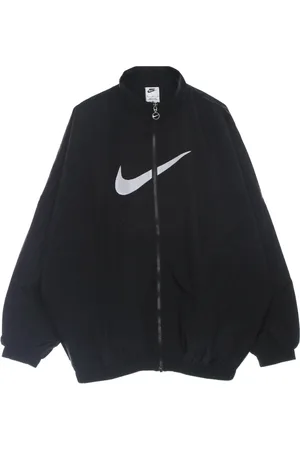 Nike Jakke, Dame, Sort, L, Uld, Essential Vævet Jakke Sort/Hvid