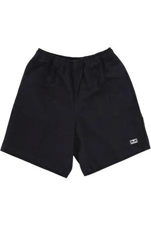 Obey Shorts, Herre, Sort, L, Bomuld, Sort Twill Afslappet Kort Bukser