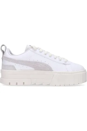 PUMA Sko, Dame, Hvid, 40 EU, Uld, Hvid Thrifted Mayze Sneaker