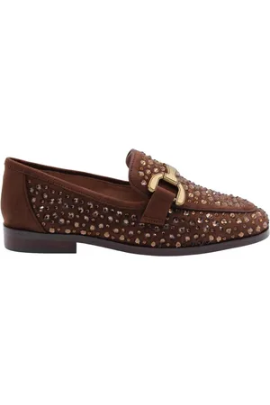 Bibi Lou Sko, Dame, Brun, 37 EU, Skildpadde Mocassin Sko