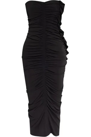 The Attico Kjole, Dame, Sort, 2XS, Sort Kjole Aw24