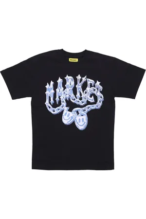 MARKET Top, Herre, Sort, M, Bomuld, Chain Tee X Smiley