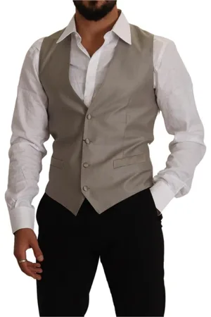 Dolce & Gabbana Jakkesæt, Herre, , M, Uld, Single Breasted Vest
