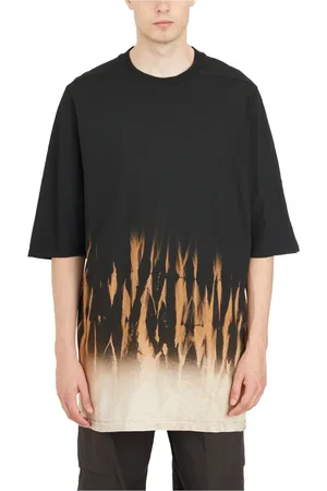 Rick Owens Top, Herre, Sort, XL, Uld, Jumbo Kortærmet T-shirt
