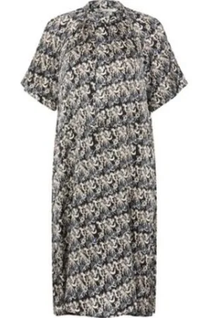 Philosophy Blues Original Kjole, Dame, Flerfarvet, 2XL, Spandex, Elegant Silkekjole med Justerbar Pasform