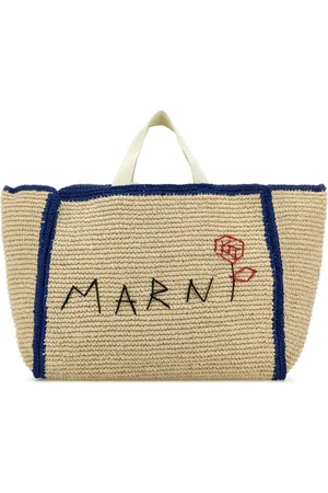 Marni Taske, Dame, , ONE SIZE, Raffia Shopping Bag