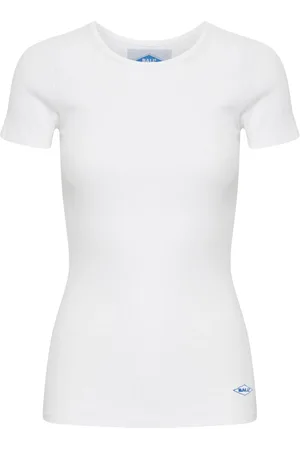 Ball Top, Dame, Hvid, XL, Bomuld, Sporty T-shirt Top Blanc De Blanc