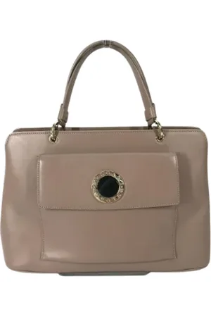 Bvlgari Pre-owned, Dame, Lyserød, ONE SIZE, Uld, Pre-owned Laeder skuldertasker
