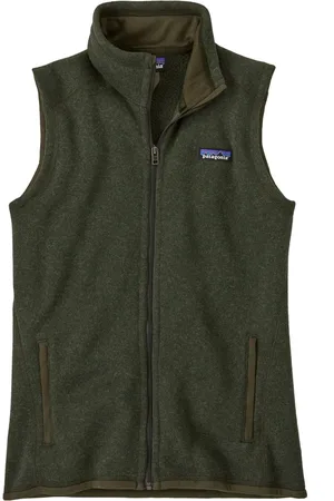 Patagonia Jakke, Dame, Grøn, L, Uld, Stilfuld Sweater Vest til Kvinder