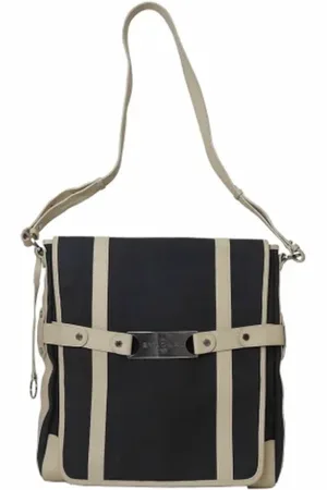 Bvlgari Pre-owned, Dame, Sort, ONE SIZE, Uld, Pre-owned Canvas skuldertasker