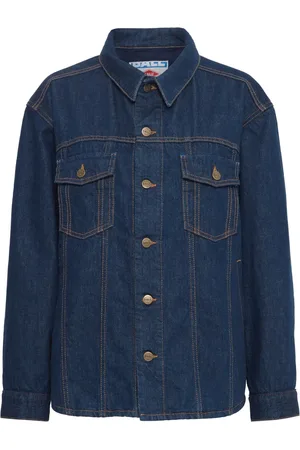Ball Jakke, Dame, Blå, XS, Denim, Denimjakke med print og lommer