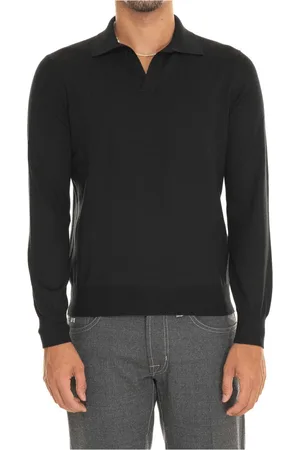 Gran Sasso Top, Herre, Sort, S, Klassisk Polo Skjorte til Mænd