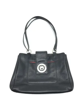 Bvlgari Pre-owned, unisex, Sort, ONE SIZE, Uld, Pre-owned Laeder skuldertasker