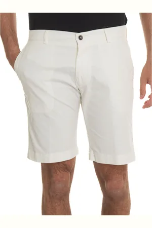 Berwich Shorts, Herre, Hvid, 3XL, Bomuld, Bomuld Bermuda Shorts med Skræddersyet Ventil