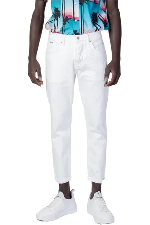 Antony Morato Jeans, Herre, Hvid, 2XL, Bomuld, Hvide Jeans med Lynlås/Knaplukning