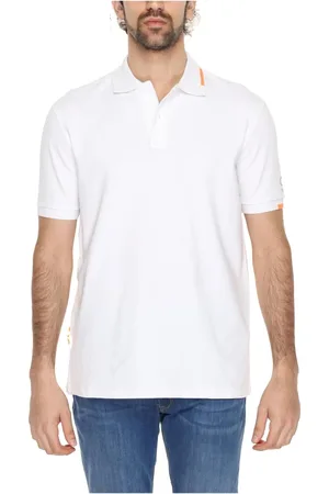 sunseeker Top, Herre, Hvid, 2XL, Bomuld, Hvid Polo Skjorte Knap Lukning