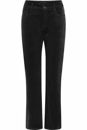 C.ro Bukser, Dame, Sort, XL, Bomuld, Corduroy Bukser 111