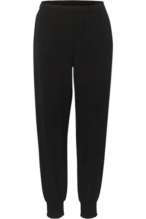 Cream Bukser, Dame, Sort, XL, Polyester, Afslappet Fit Harem Pant Sweatpants Pitch