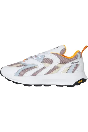 Mikakus Sko, unisex, Flerfarvet, 36 EU, Uld, Lilla Mesh Sneakers med Vibram Sål