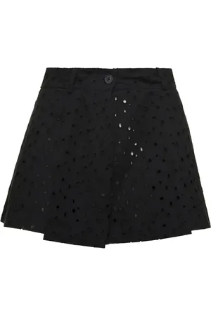 SEMICOUTURE Nederdel, Dame, Sort, 2XS, Bomuld, Sort Bomuldsblandings Shorts