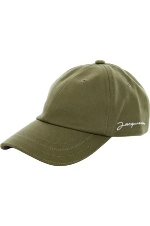Jacquemus Tilbehør, Herre, Grøn, 56 CM, Tyl, Six-Panel Cap med Justerbar Ryg