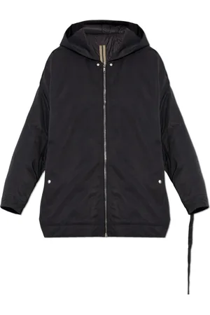 Rick Owens Jakke, Dame, Sort, S, Bomuld, Peter Oversized Jakke