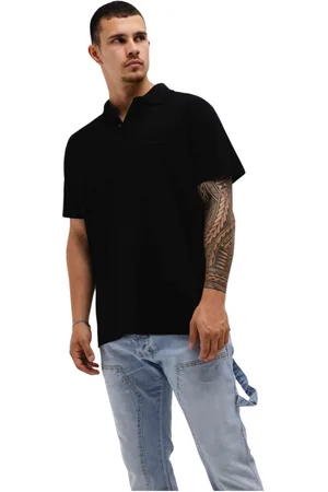 Iceberg Top, Herre, Sort, M, Bomuld, Sort Polo Shirt Klassisk Stil