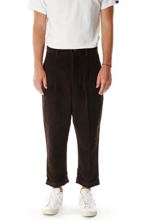 Ami Bukser, Herre, Brun, XL, Oversized Corduroy Carrot Fit Bukser
