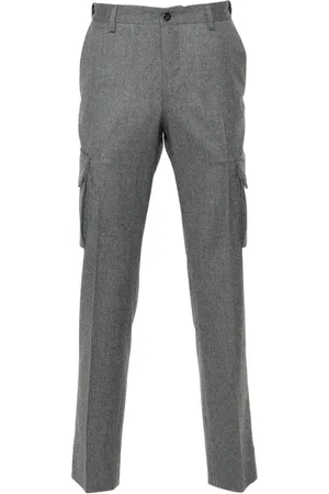 corneliani Bukser, Herre, Grå, 2XL, Uld, Slim-fit Bukser