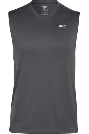 Reebok Top, Herre, Sort, S, Ærmeløs Teknisk Trænings T-shirt
