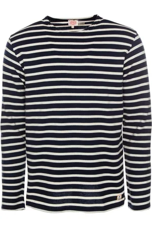 Armor.lux Top, Herre, Blå, S, Stribet Langærmet Skjorte Heritage