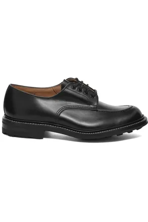 TRICKERS Sko, Herre, Sort, 42 EU, Læder, Sorte Lace-up Derby Sko
