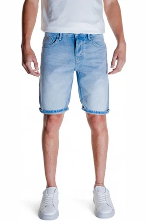 Antony Morato Shorts, Herre, Blå, W32, Bomuld, Blå Bomuldsshorts Forår/Sommer