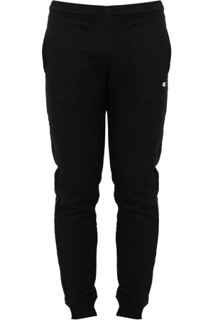 Champion Bukser, Herre, Sort, 2XL, Bomuld, Casual Elastisk Talje Tapered Bukser