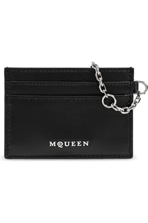 Alexander McQueen Tilbehør, Dame, Sort, ONE SIZE, Læder, Kortholder