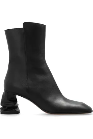 Alexander McQueen Sko, Dame, Sort, 38 1/2 EU, Læder, Hælede ankelstøvler