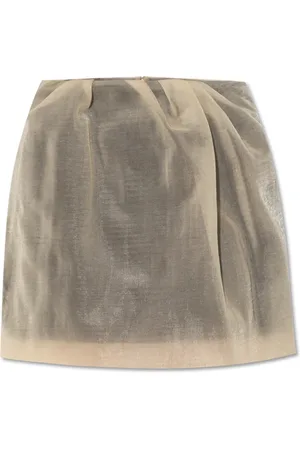 Alexander McQueen Nederdel, Dame, , XS, Polyester, Nederdel med rynkning