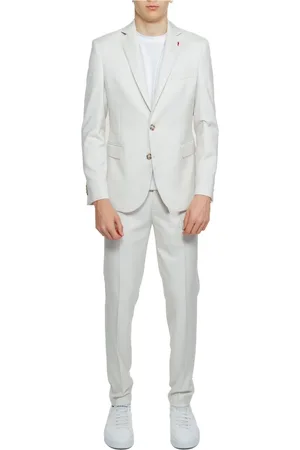 MULISH Jakkesæt, Herre, , 2XL, Polyester, Plain Suit with Lapel Collar
